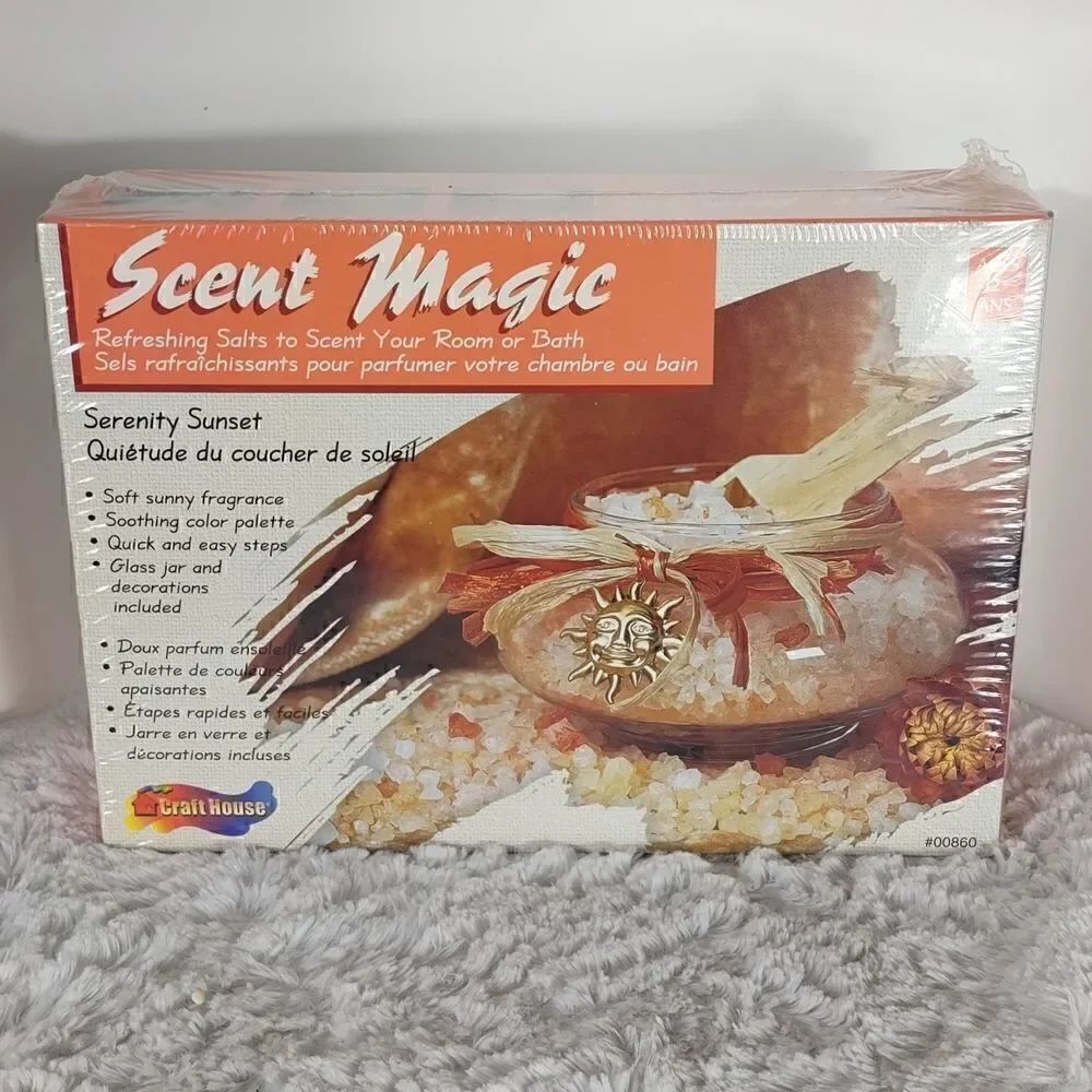 NIB Craft House Scent Magic Serenity Sunset Bath Salt Kit